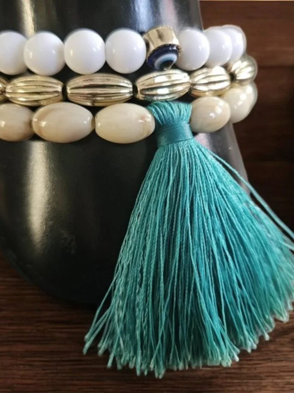 AVON Lot of Boho Stretch Beaded Bracelets